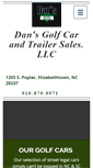 Mobile Screenshot of dansgolfcarandtrailers.com